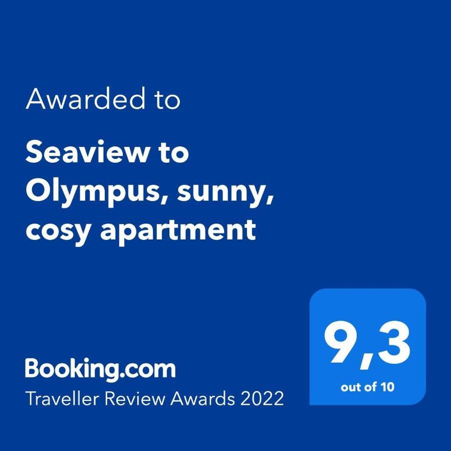 Seaview To Olympus, Sunny, Cosy Apartment 尼亚米卡尼奥纳 外观 照片